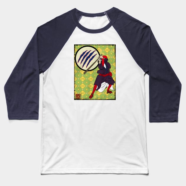 Baseball Samurai 009 Baseball T-Shirt by BennySensei